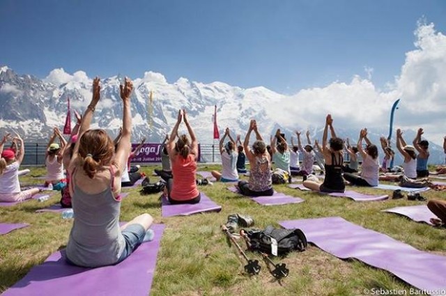 Yoga festival 2017- Photo Chamonix Mont Blanc 